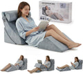 Axelrod Orthopedic Bed Wedge Pillow Set, Post Surgery Foam for Back, Neck and Leg Comfortable & Adjustable Ortho Pillows- Anti Snoring, Hea…