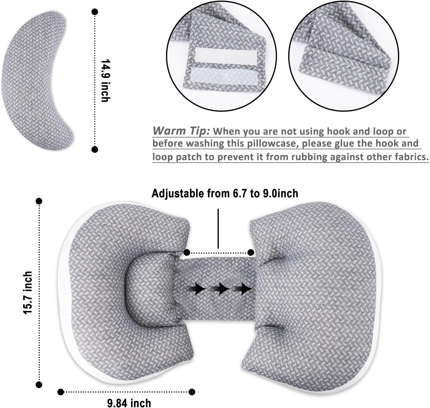Chilling Home Pregnancy Pillow, Maternity Pillow for Pregnant Women, Pregnancy Pillows for Sleeping Portable, Pregnancy Wedge Pillow…