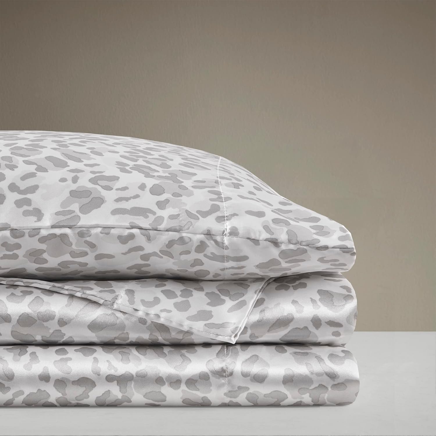 Madisonpark Madison Park Essentials Satin Sheet Set Luxury and Silky with Natural Sheen, Elastic 14" Pocket fits up to 16" Mattress, All Ar…