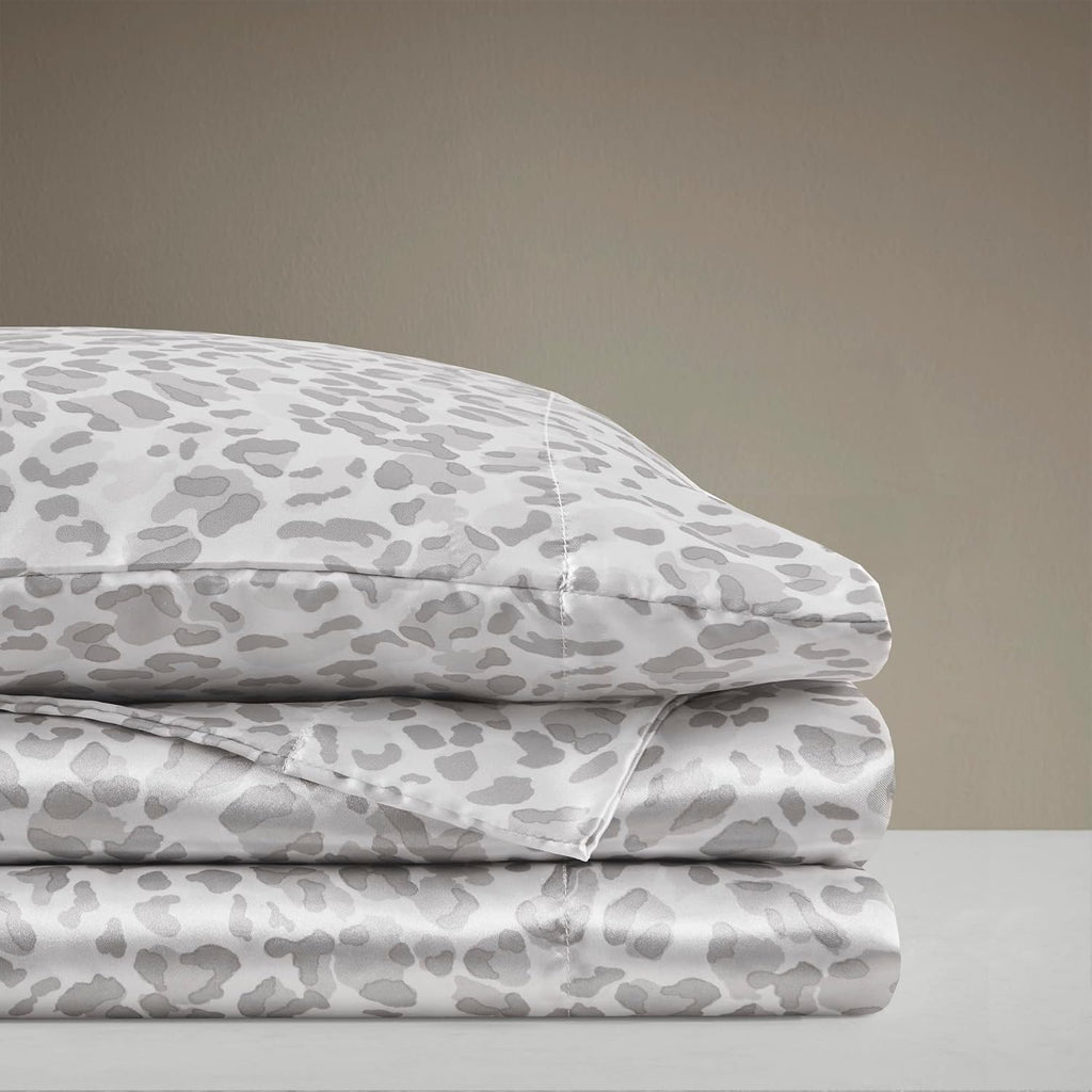 Madisonpark Madison Park Essentials Satin Sheet Set Luxury and Silky with Natural Sheen, Elastic 14" Pocket fits up to 16" Mattress, All Ar…
