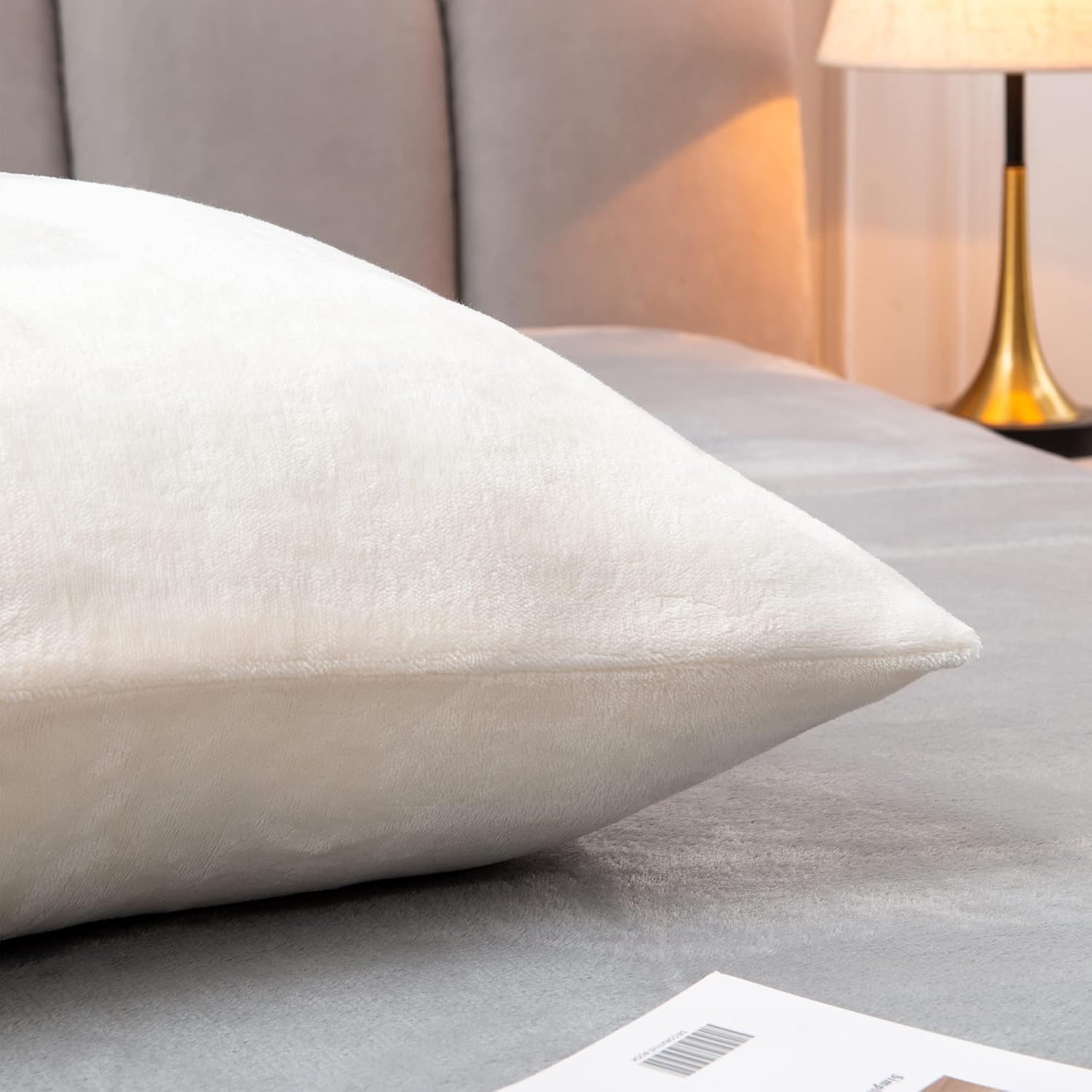 Bedelite Body Pillow Cover with Zipper Closure, Super Soft and Cozy Fuzzy Fleece Pillowcase 20 x 54 Inches, Luxury Fluffy Plush Long Body P…
