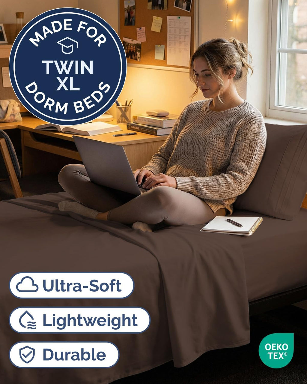Twin XL Size 3 Piece Sheet Set - Comfy Breathable & Cooling Sheets - Hotel Luxury Bed Sheets for Women & Men - Deep Pockets, Easy-Fit…