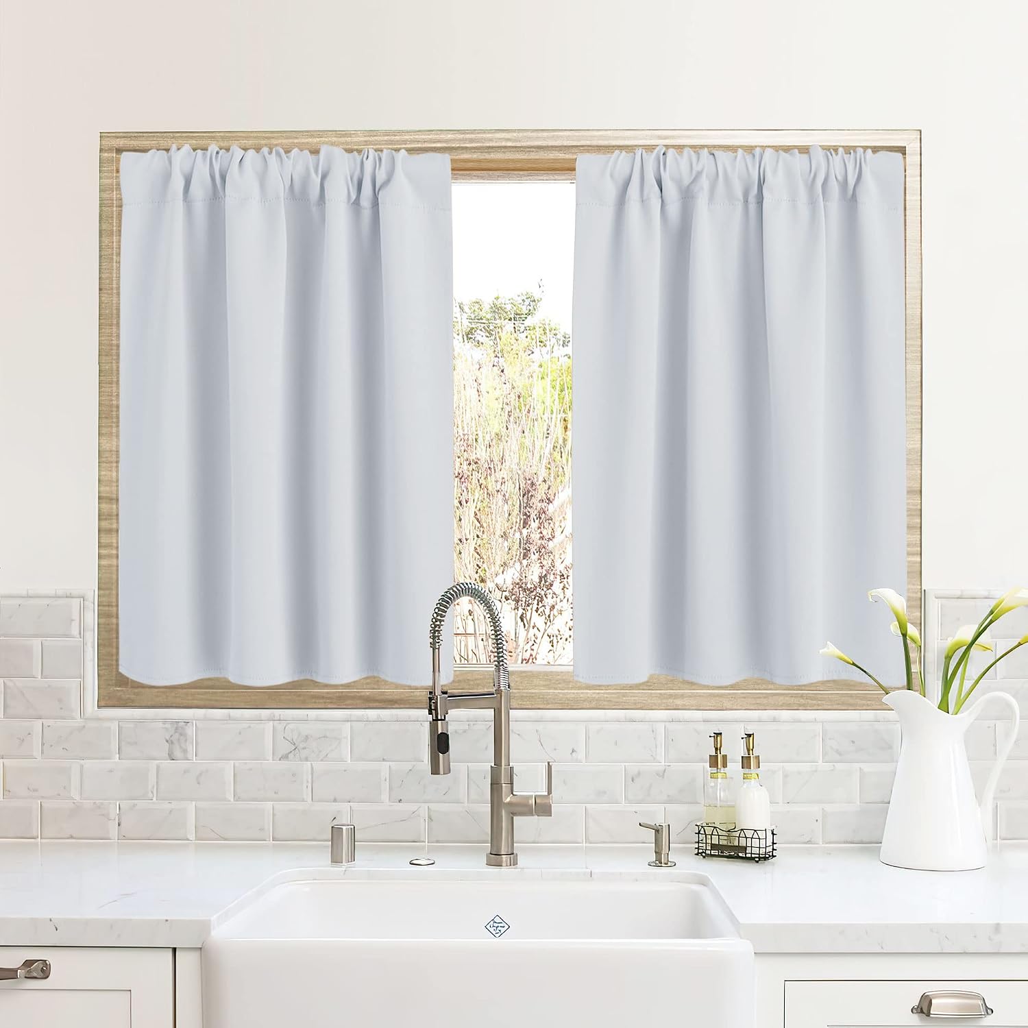 Rybhome RYB HOME RV Curtains for Camper Windows, Mini Small Thermal Insulated Sunlight Heat Blocking Blocking Privacy Portable Curtains for…