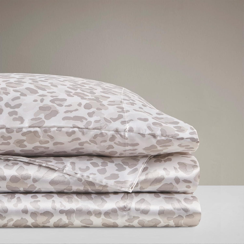 Madisonpark Madison Park Essentials Satin Sheet Set Luxury and Silky with Natural Sheen, Elastic 14" Pocket fits up to 16" Mattress, All Ar…