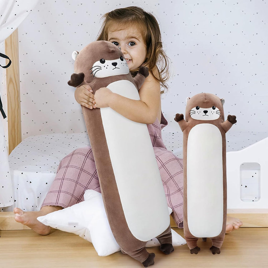 Large Otter Stuffed Animal,20” Long Otter Plush, Cute Plushies Animals Body Pillow, Kawaii Big Plush Toys Animal Gifts, Anime Sleeping…