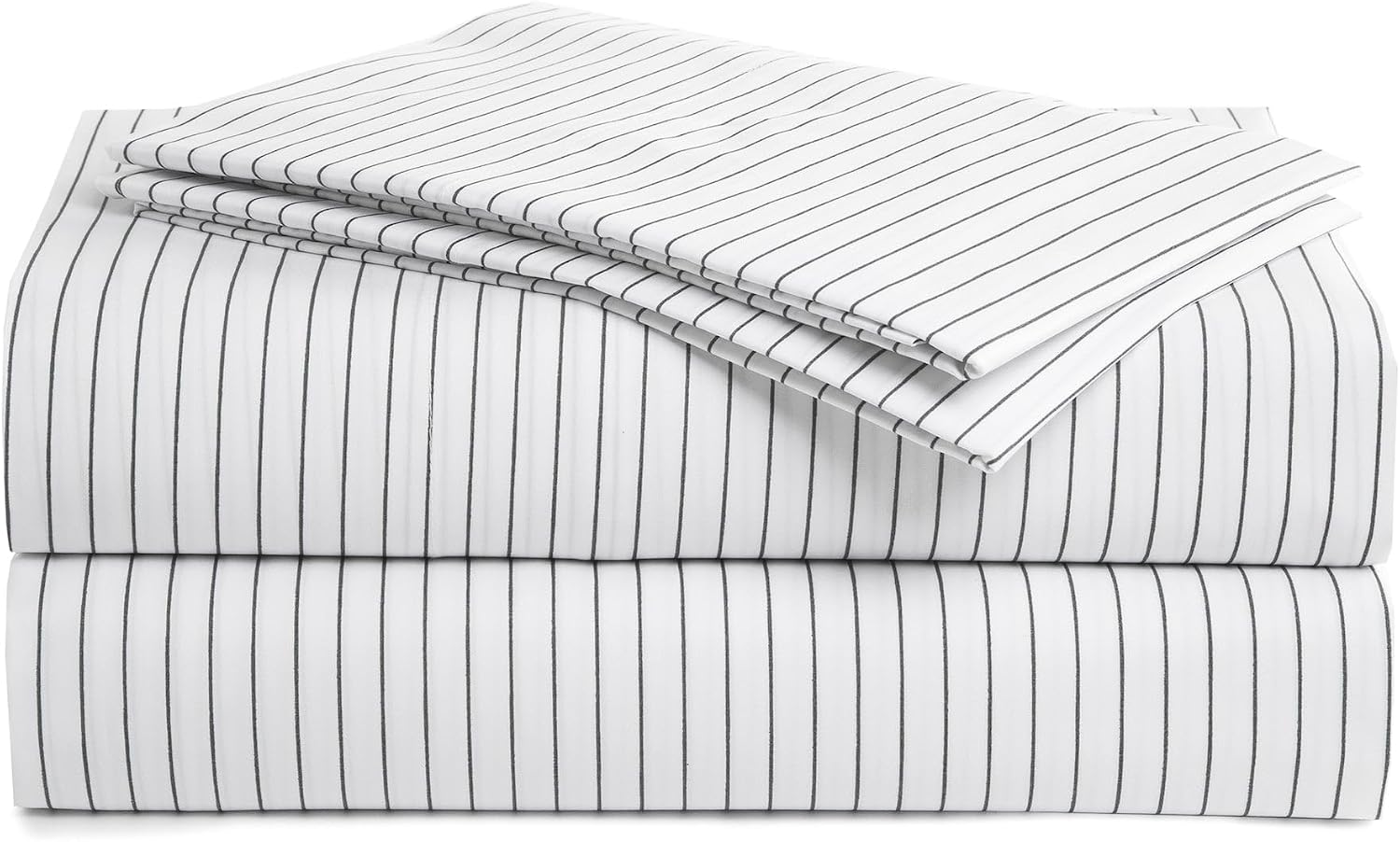 Perupima Peru Pima 415 Thread Count Percal Twin Sheet Set - 100% Peruvian Pima Cotton, 3 Piece (Flat, Fitted, 1 Pillowcase) - Cooling, Cris…