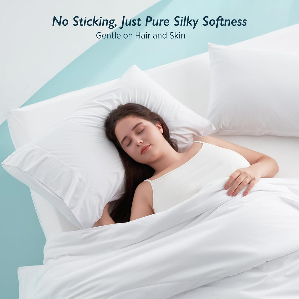 Breescape Cooling Pillow Cases King Size - BlendTekTM Dry & Cool Technology for Hot Sleepers and Night Sweats, Ultra Soft & Smooth Pillowcas…