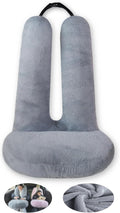 FHSGGP Travel Pillow Car Travel Sleep Support Pillow 2-in-1 Lap Pillow and Car Pillow with Neck and Body Support for Adults and Kids on…