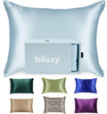 Blissy Silk Pillowcase - 100% Pure Mulberry Silk - 22 Momme 6A High-Grade Fibers - Silk Pillow Cover for Hair & Skin - Regular, Queen &…