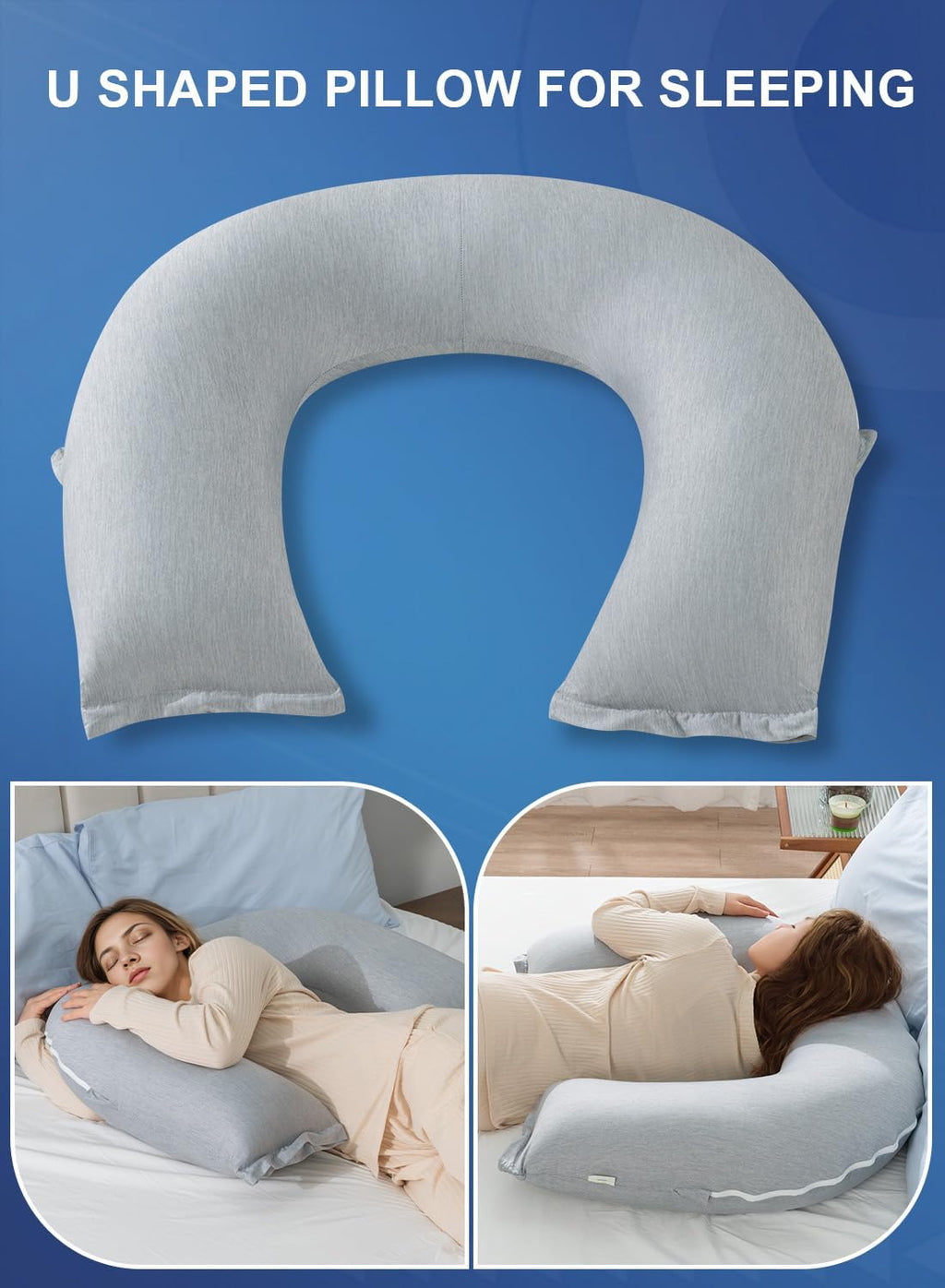 Insen Reading Pillow, Back Pillow for Sitting in Bed for Reading, Nurse & Relax, Reading Pillow for Adults, Moms & Kids, Sit Up Pillow for…
