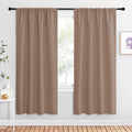 NICETOWN Kids Blackout Curtain Panels - Window Treatment Thermal Insulated Rod Pocket Blackout Drapes for Bedroom (Set of 2, 42 by 72…