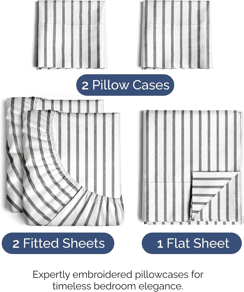 Split King Size 5 Piece Sheet Set - Comfy Breathable & Cooling Sheets - Hotel Luxury Bed Sheets for Women & Men - Deep Pockets, Easy-Fit…