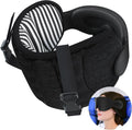 SARISUN Travel Pillows for Airplanes, Airplane Pillow for Long Flight Car Road Trip, Airplane Head Strap with Sleep Eye Mask, 360°…