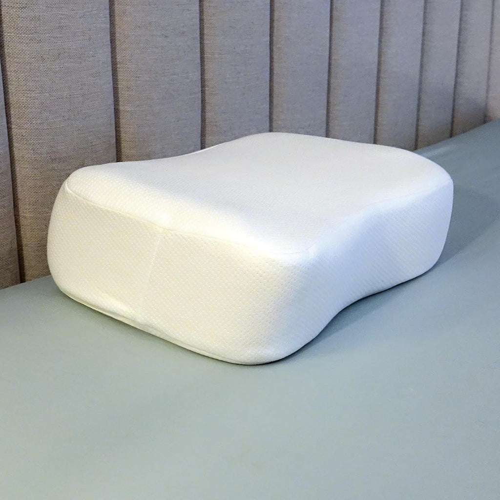 SleepRight Splintek Side Sleeping Pillow - Memory Foam Pillow - Best Pillow for Sleeping On Your Side (16" x 4" Travel)