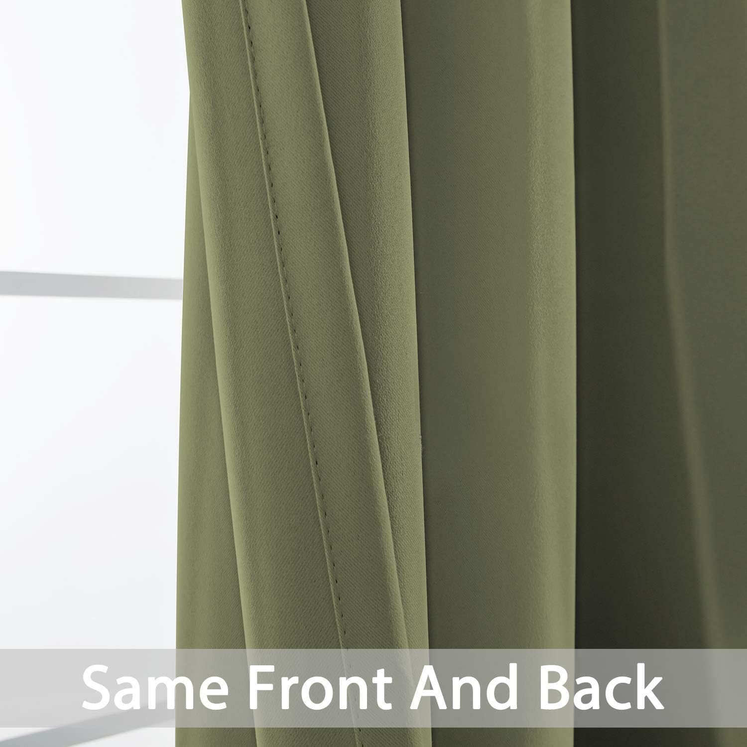 Yakamok Extra Wide Blackout Curtain for Sliding Glass Door, Grommet Thermal Insulated Room Divider Curtain 100W x 84L inch, Room…