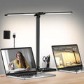 CHARYJOD Dimmable LED Desk Lamp with USB Charging Port Bright, 50 Lighting Modes Dual Swing Arm Architect Table Lamp Light Desk Lamp for…