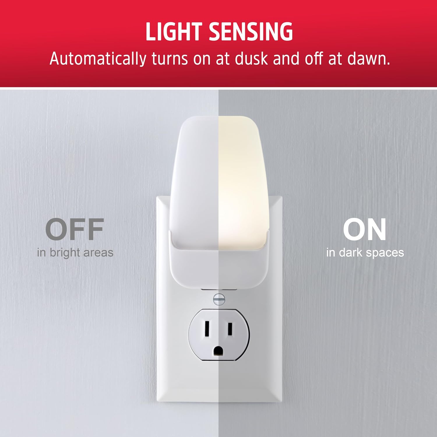 Energizer LED Night Lights Plug Into Wall Dusk to Dawn Sensor Home Decor Apartment Essentials Ambient Lighting Warm White Nightlight…
