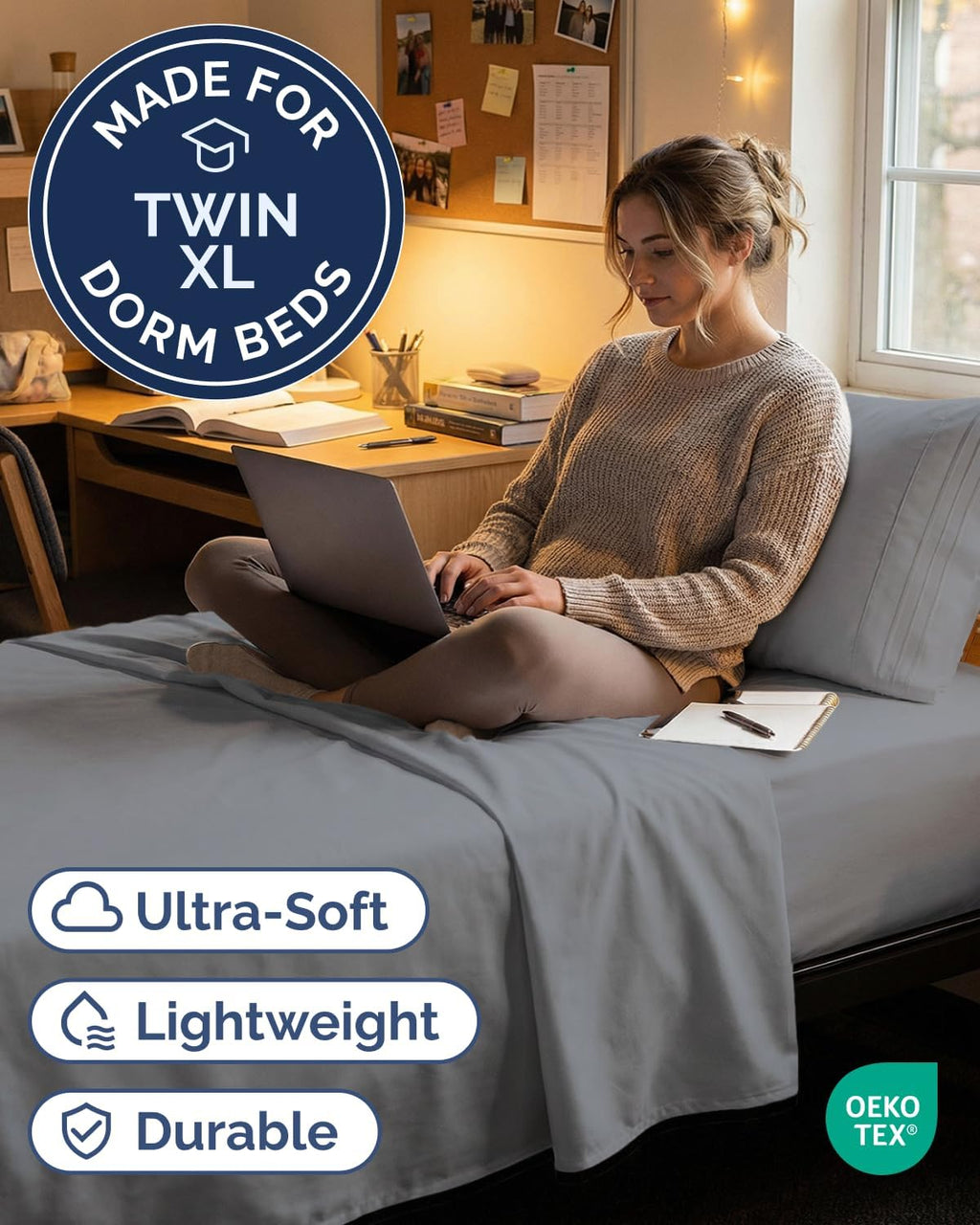 Twin XL Size 3 Piece Sheet Set - Comfy Breathable & Cooling Sheets - Hotel Luxury Bed Sheets for Women & Men - Deep Pockets, Easy-Fit…