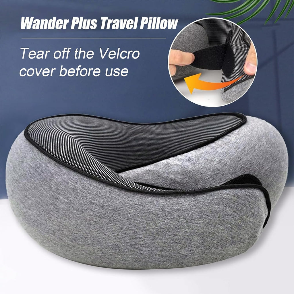 Generic Travel Neck Pillows for Airplanes 2026 Travel Pillow Neck Travel Pillow Memory Foam Airplane Pillow for Offices and Cars(Dar…