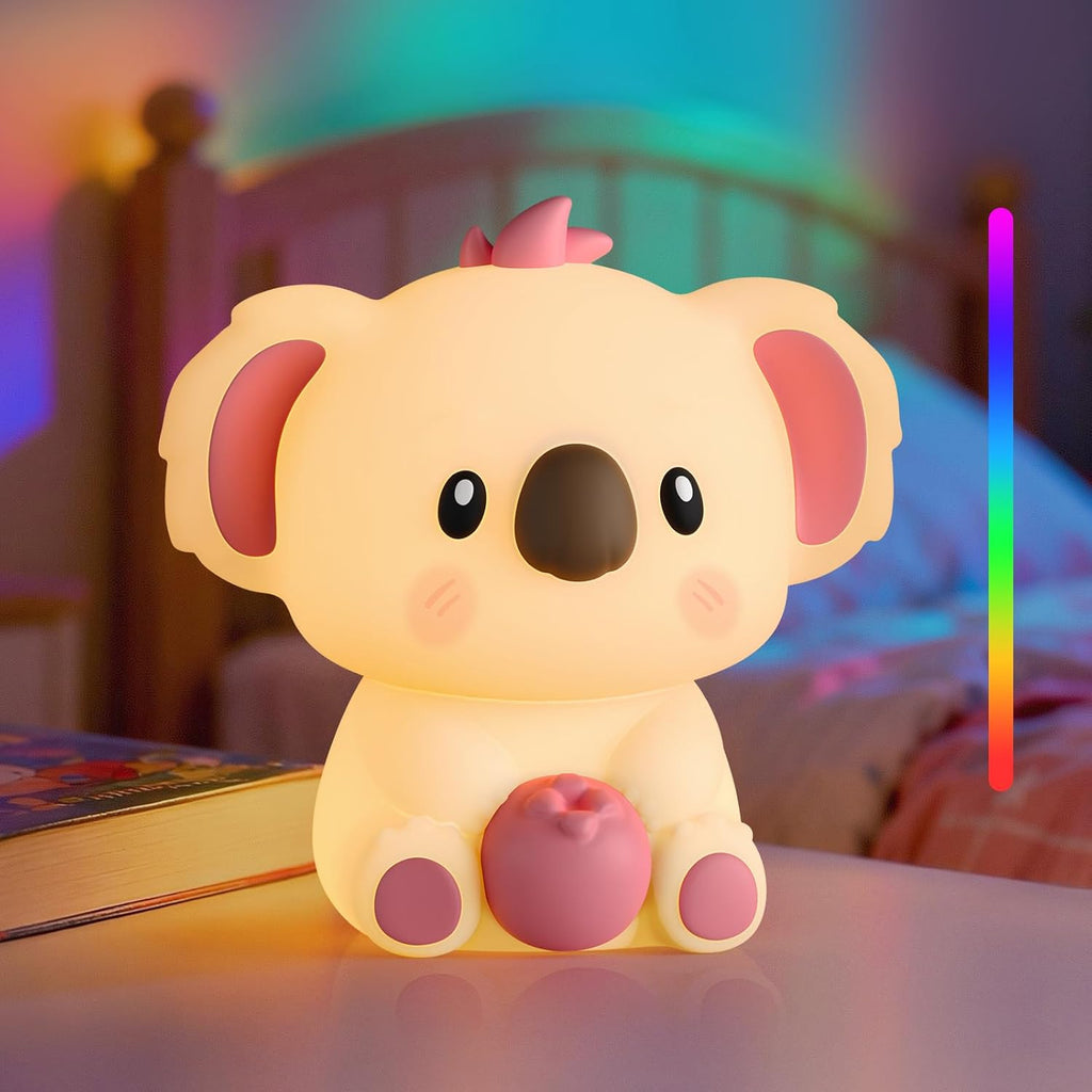 Night Light for Kids | Touch Control LED Lamp with Color Changing Modes | Adjustable Brightness for Nursery, Bedroom, Baby Room | Cute…