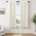 Pitalk 72 Inch Curtains for Living Room Black Out Linen Back Tab Loops Room Darkening Blackout Thermal Insulated Curtain for Bedroom 72 Inc…
