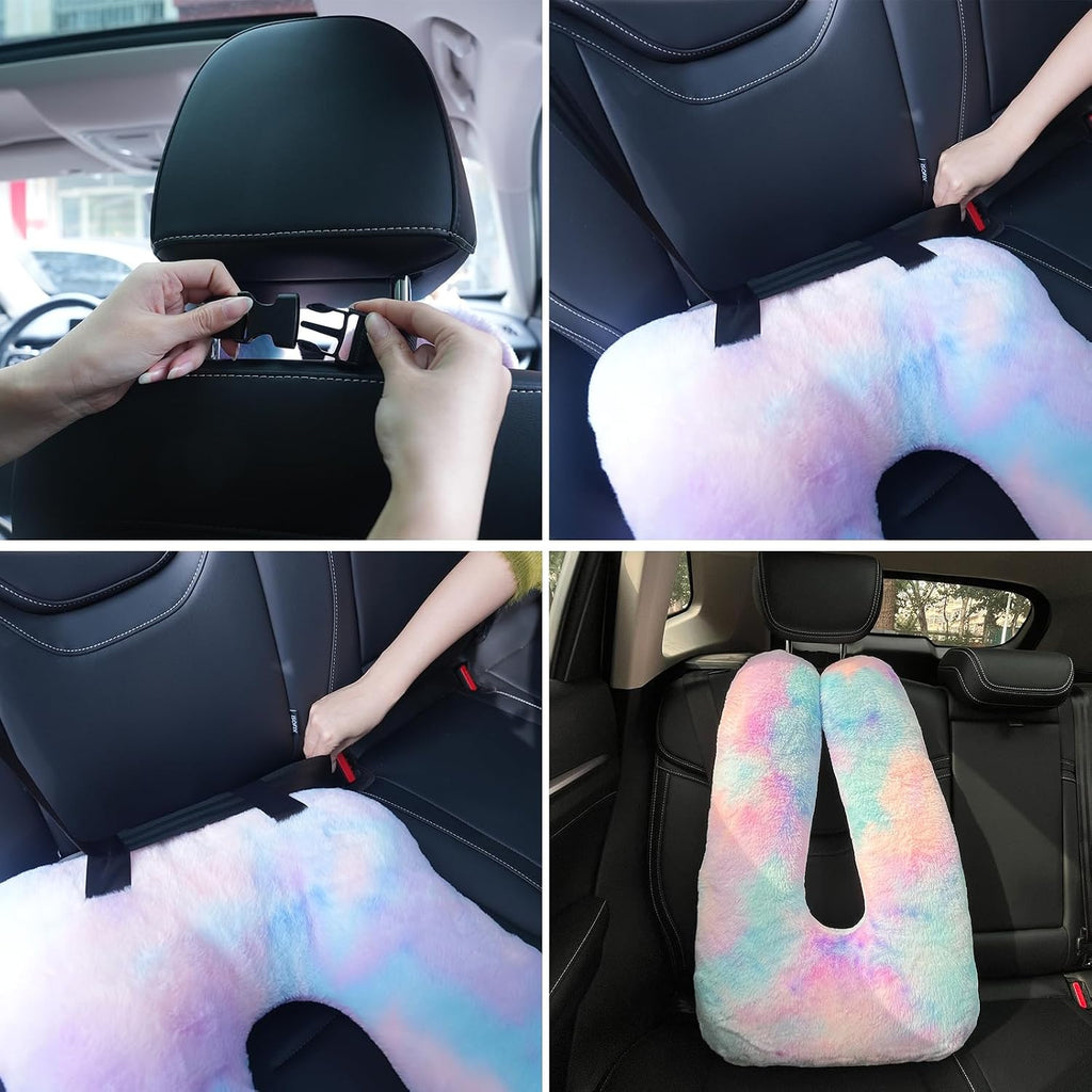 Atablyn-Foryourdailylife Atablyn Children Travel Pillow Car Pillow Removable U-Shaped Pillow for Adults to Support Head and Body in The Bac…