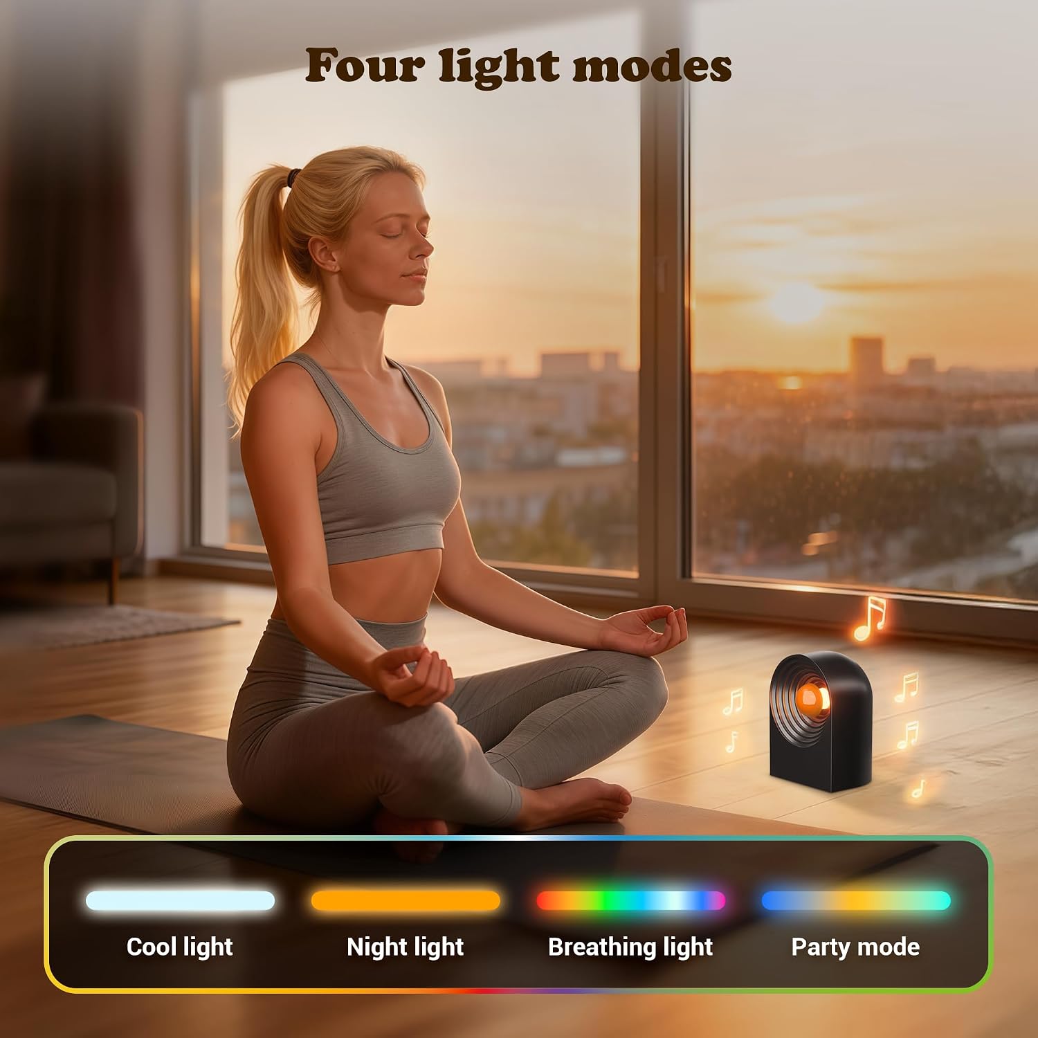 UNEEDE White Noise Sound Machine with Bluetooth Functionality, Night Light, Portable Bluetooth Speaker with Noise Canceling for Office &…