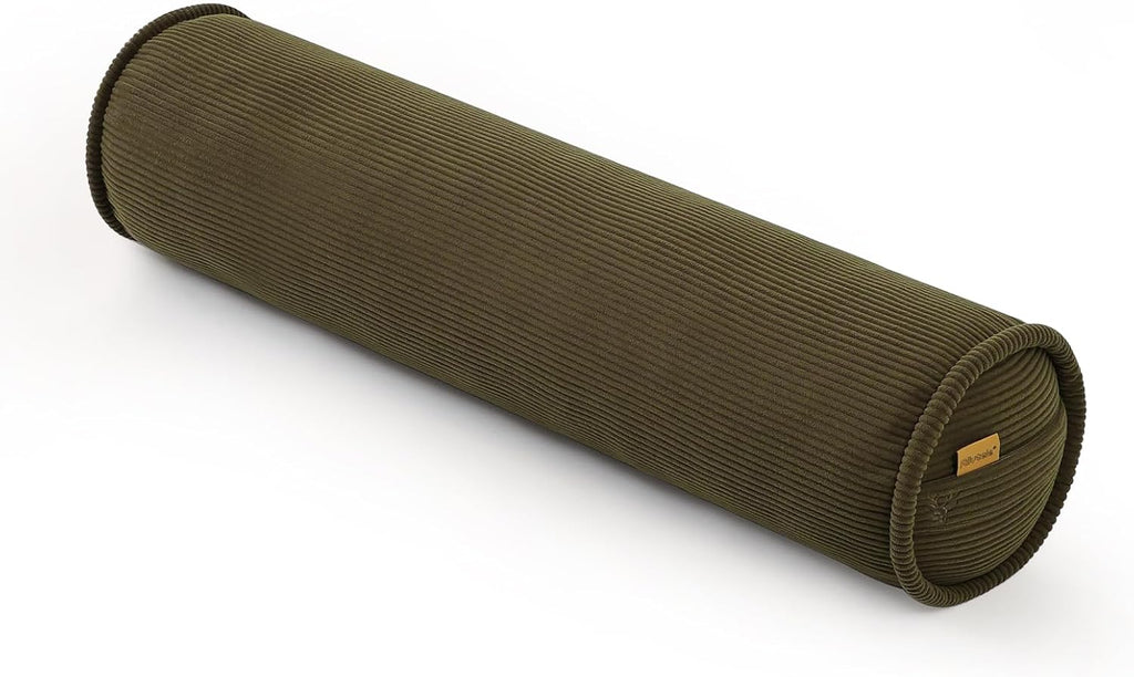 Long Bolster Pillow for Bed – Soft Corduroy Body Pillow for Adults, Ergonomic Full-Length Support for Better Sleep,39 x 7.87…