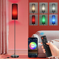 FRIDEKO HOME Floor Lamp, Color Changing Ambient Lighting for Living Room Bedroom, Standing Lamp with App & Remote Control, Tall Corner…