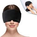 Saucemoto Restology Labs Adjustable Compression Migraine Mask and Cold/Hot Gel-Temp – Cold Headache Alleviating Ice Pack, Relief for Stress…