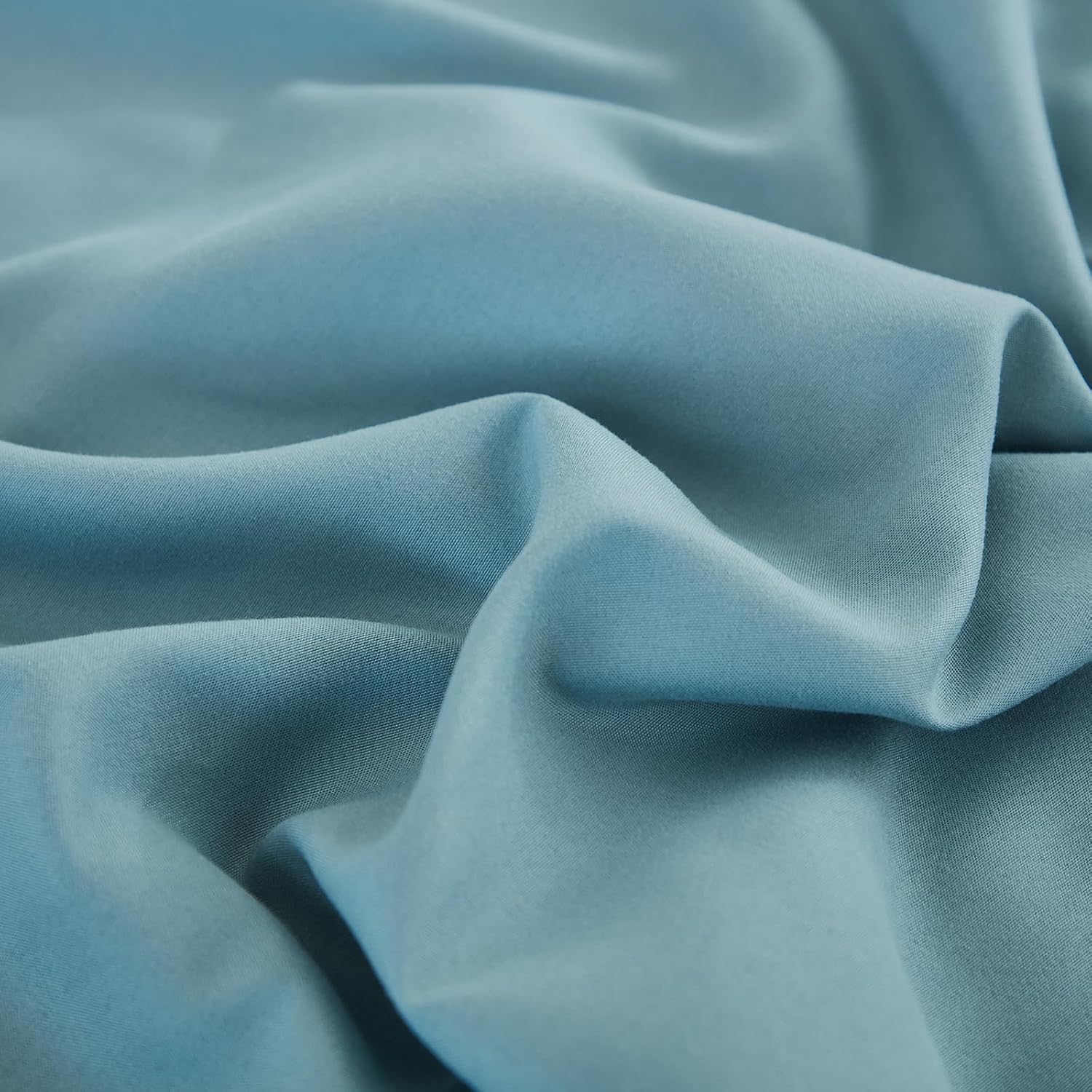 Merryword Dusty Blue Body Pillow Cover 20x54inches Long Pillowcase Ruffled Fringe Decor Sham Cute Pillowcase (1 Body) Blue
