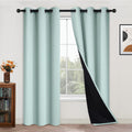 Yakamok Full Blackout Curtains 84 Inches Long, Blackout Curtain Panels for Bedroom, 2 Thick Layers Grommet Top Thermal Insulated Drapes with…