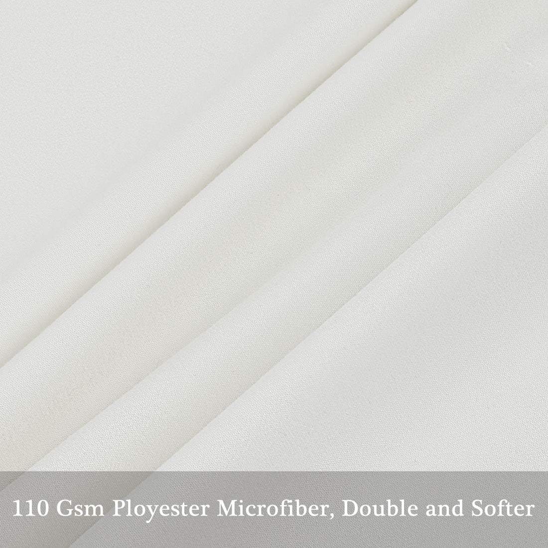 PiccoCasa Body Pillow Pillowcase with Zipper Closure, 110 GSM Brushed Microfiber Body Pillow Cover, Soft Long Pillow Cases for Body Pillows…