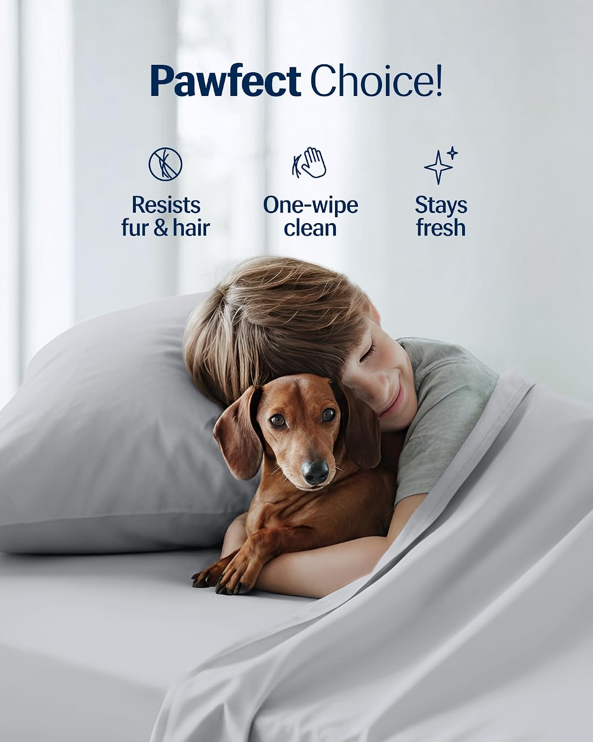 Rest ® Evercool®+ Cooling Pillowcases Standard - 2 Pillowcases for Sensitive Skin, Silver Infused Fabric for Hygienic Sleep, Silky Smooth f…