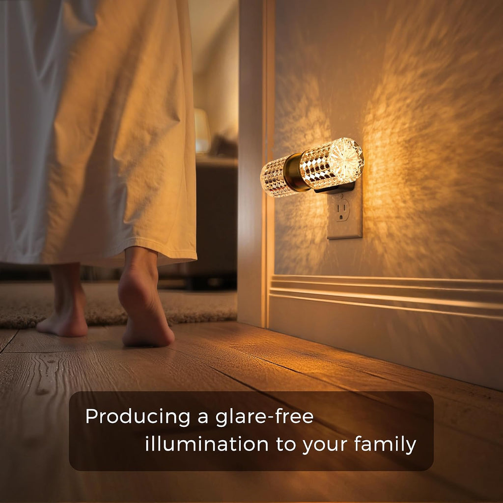 L LOHAS LED Night Light, Modern Night Lights Plug into Wall,2 Pack Amber-3000K-5000K Adjustable Color Temperature Night-Light, Dimmable…