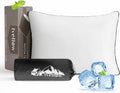 Ivellow Travel Pillow Camping Pillow for Sleeping Small Cooling Shredded Memory Foam Pillow Compressible Compact Medium Firm, Breathable Sof…
