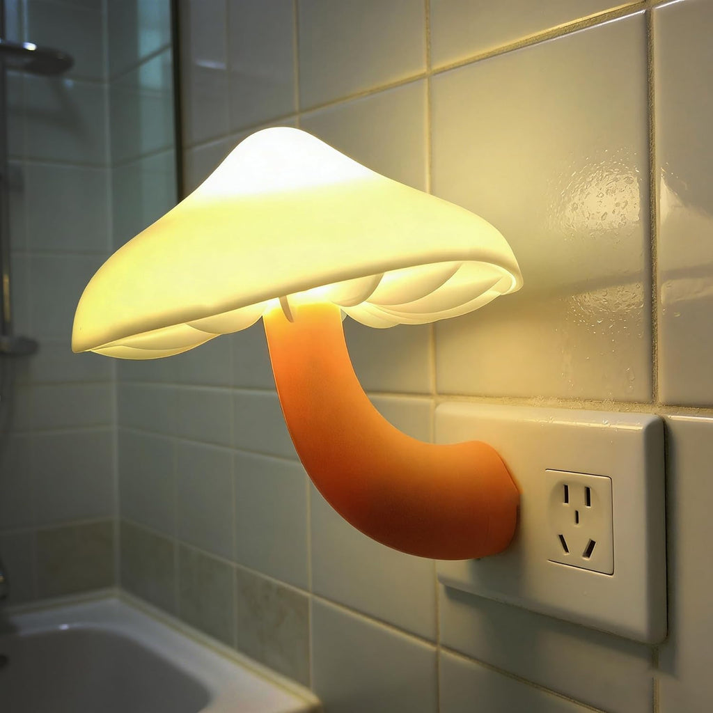 AUSAYE Sensor LED Night Light Plug in Wall Lamp, Energy Saving NightLight Cute Mushroom Night Lights for Adults Kids…
