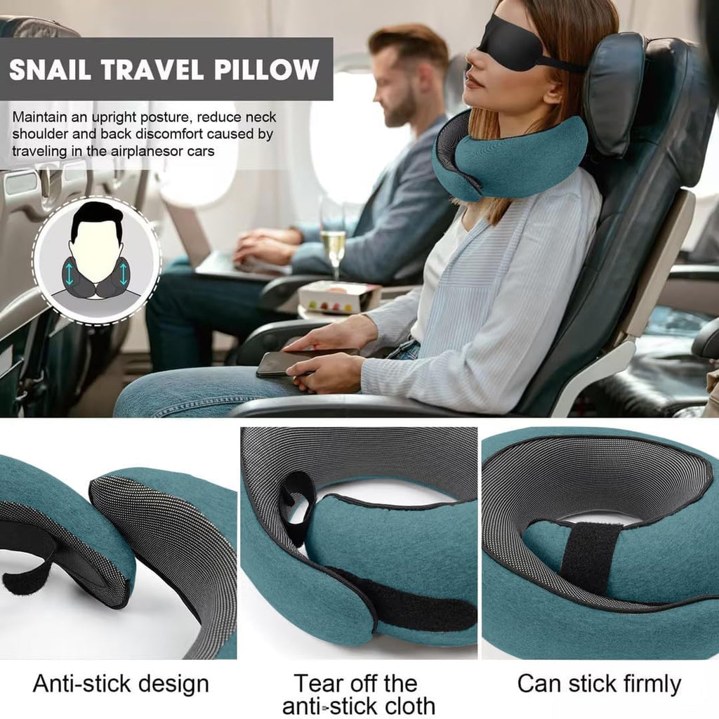 WEERSHUN Travel Pillows for Airplanes,2024 New Travel Pillow, Travel Neck Pillow Airplane Memory Foam Travel Pillow Neck Pillow for…
