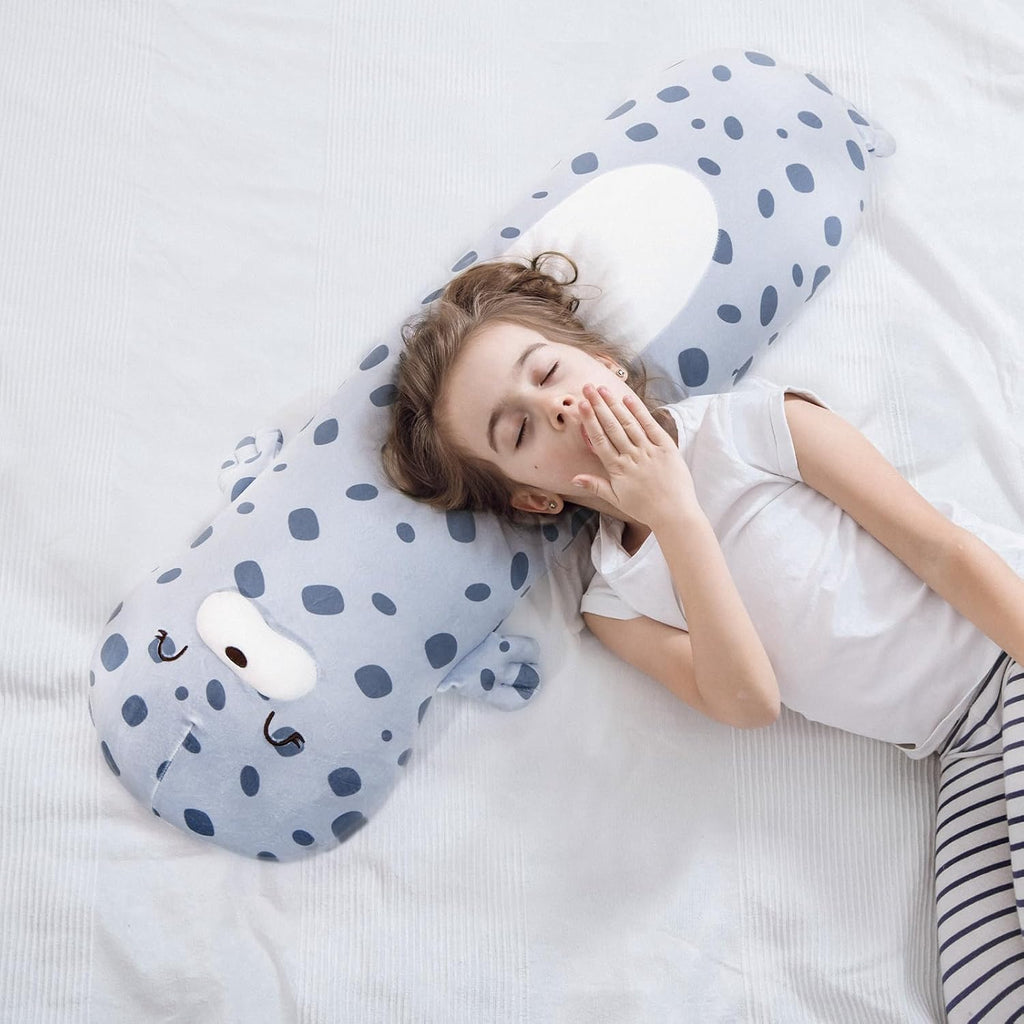 Dalmao 36inch Giant Seal Stuffed Animals Plush Body Pillow, Soft Chubby Large Ocean Seals Plush Toy Plushy Gift for Kids Boy Girl Birthday