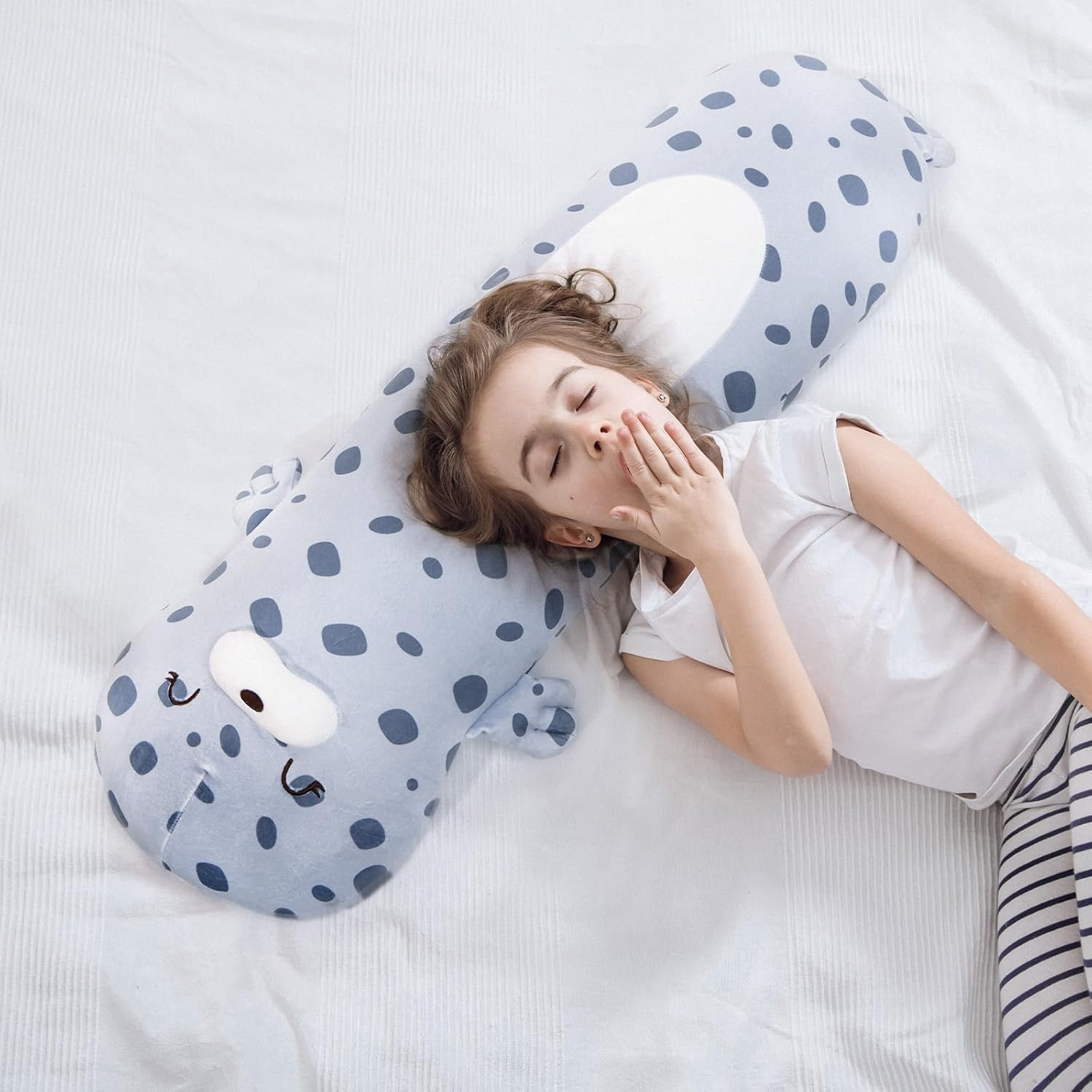 Dalmao 36inch Giant Seal Stuffed Animals Plush Body Pillow, Soft Chubby Large Ocean Seals Plush Toy Plushy Gift for Kids Boy Girl Birthday