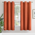 YoungsTex Terracotta Blackout Curtains 72 Inches Length for Bedroom - Thermal Insulated Drapes with Grommet Room Darkening Privacy for Livi…