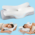 TujamiCervicalNeckPillow Cervical Neck Pillow for Sleeping, Cooling Ergonomic Contour Side Sleeper Pillow for Neck Support, Odorless Soft M…