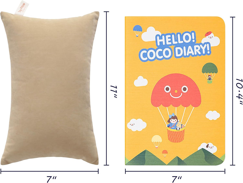 Flxxie Tiny Pillows, Down Alternative Microfiber 11x7 Inches Mini Pillow for Travel, Pets, Soft Machine Washable Small Pillows for Neck, Lu…
