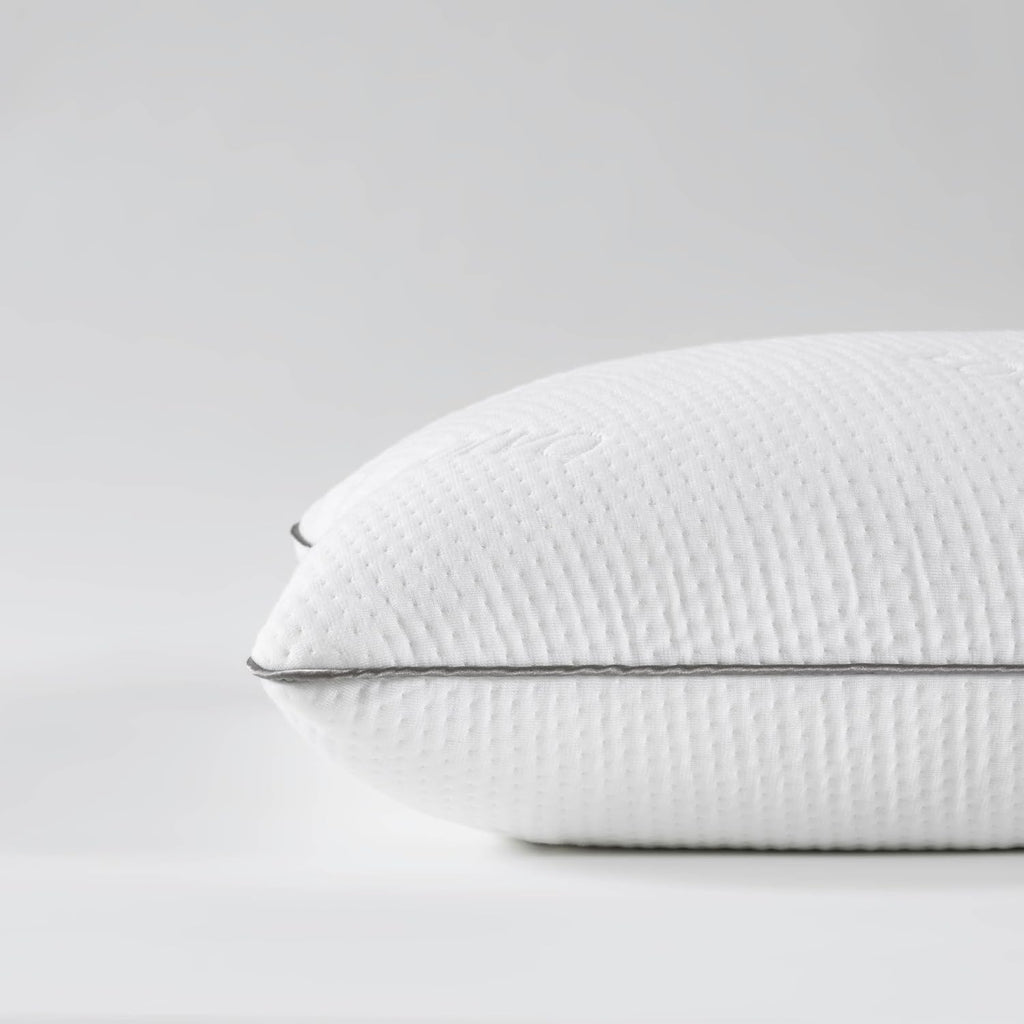 Saatva Cloud Memory Foam Pillow - Gel-Infused Shredded Memory Foam Fill - Standard Loft (4"-5") Contouring Pillow - for Any Sleep…
