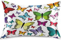 Blueangle Colorful Butterflies Satin Pillowcase for Hair and Skin Silk Pillowcase, Queen Size(20x30 inches) - Satin Pillow Covers with…