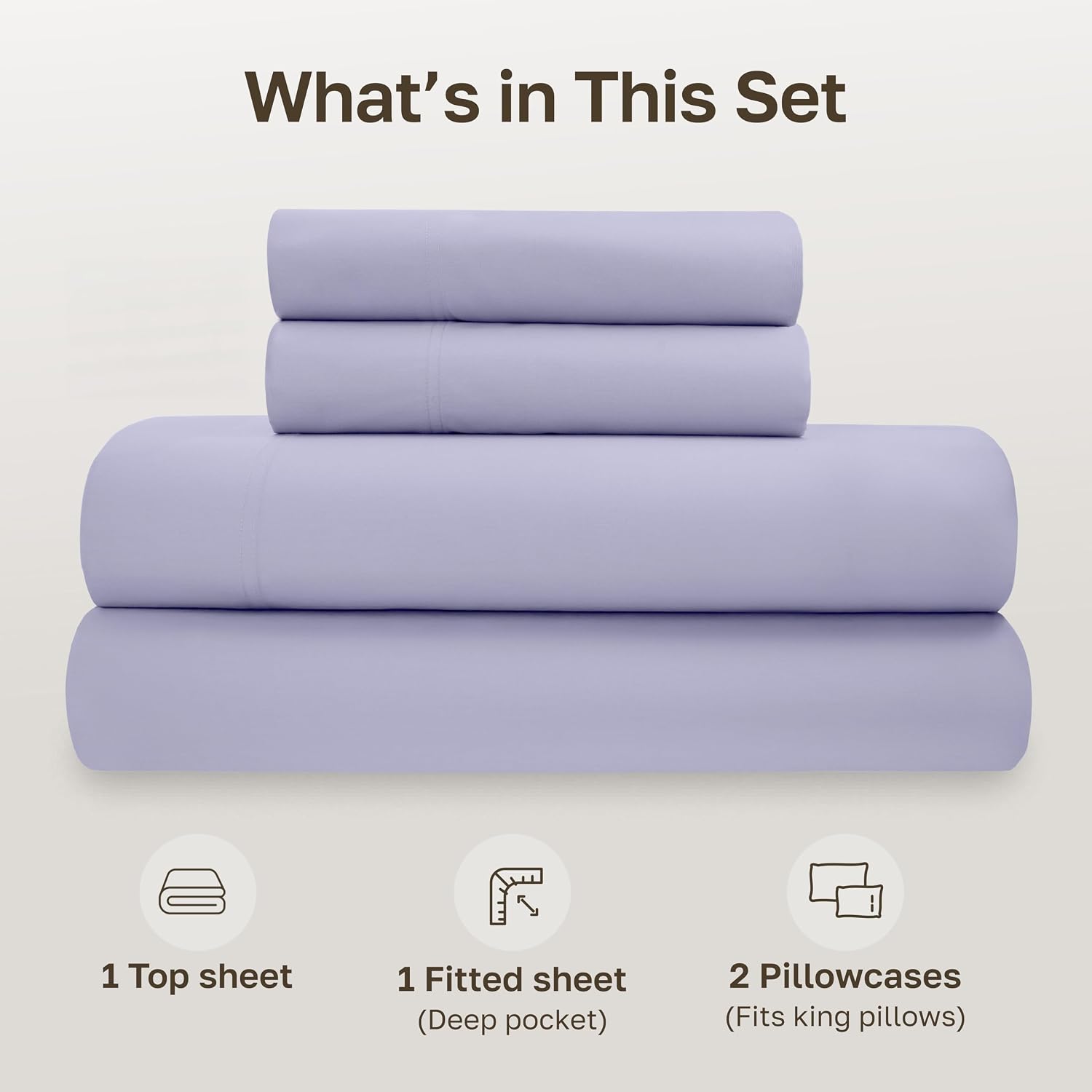 CaliforniaDesignDen California Design Den California King Sheet Set - Soft 100% Organic Cotton Sheets with Deep Pockets, Crisp Percale, Bre…