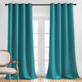 Nicetown Blackout Curtains & Drapes Extra Long 120" - Grommet Room Darkening Thermal Insulated Solid Grommet Window Treatment for Hall/Vill…