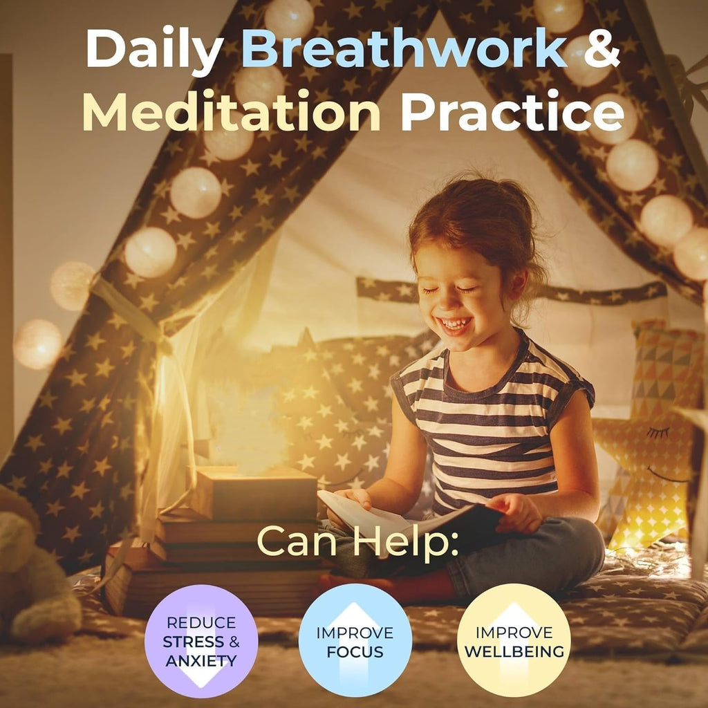 Yesie 'Breathing Ball'| Visual Meditation Tool Accessories for Mindfulness| Sound Guided| Calm Down from Stress & | Night La…