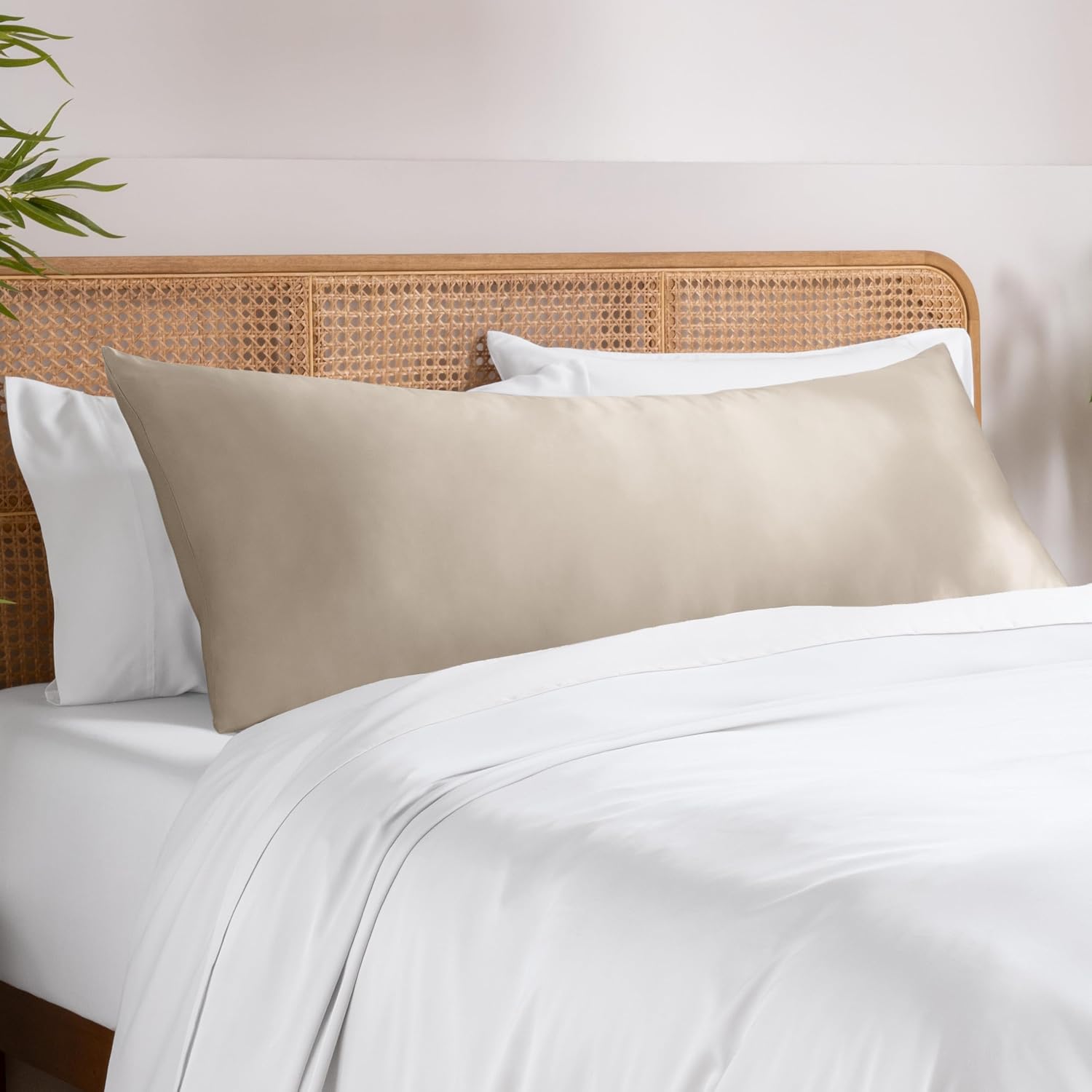BareHome Bare Home 100% Rayon Made from Bamboo Luxury Body Size Cooling Pillowcase - Breathable - Easy Fit - Soft Bedding & Pillowcases (Bo…