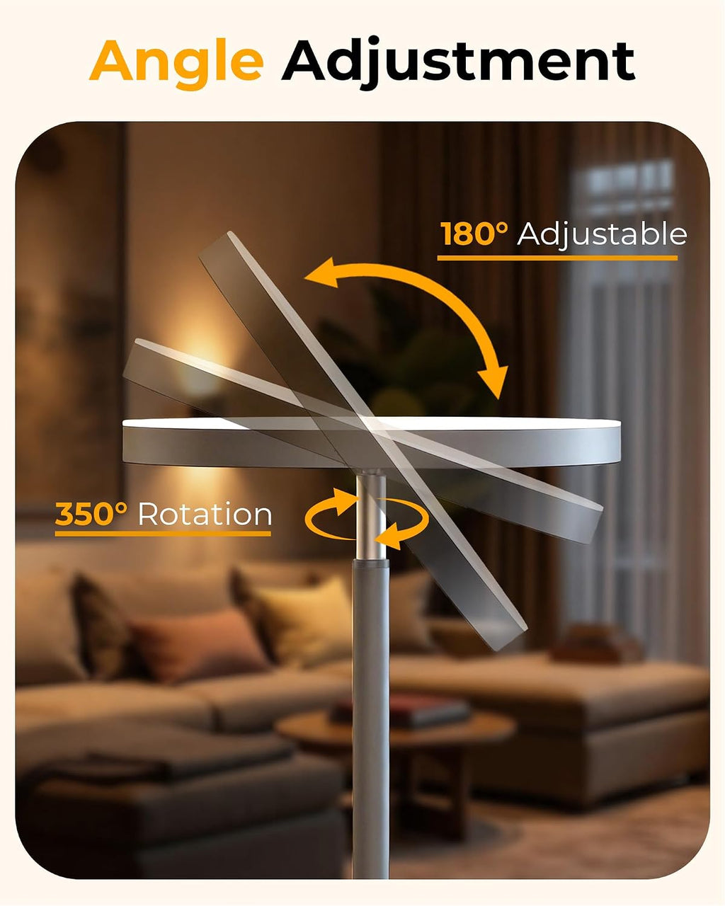 Floor Lamp for Bedroom,69" Tall Standing Lamp Remote & Foot Switch with 1H Timer, 2700-6500K Stepless Dimmable Modern Pole Light for…